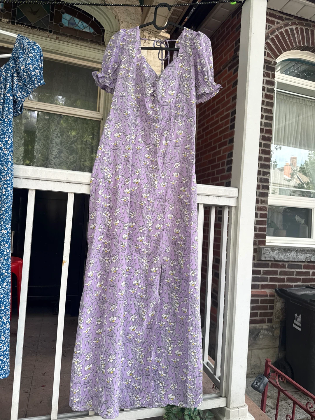 Lavender Floral Maxi Dress - photo 2