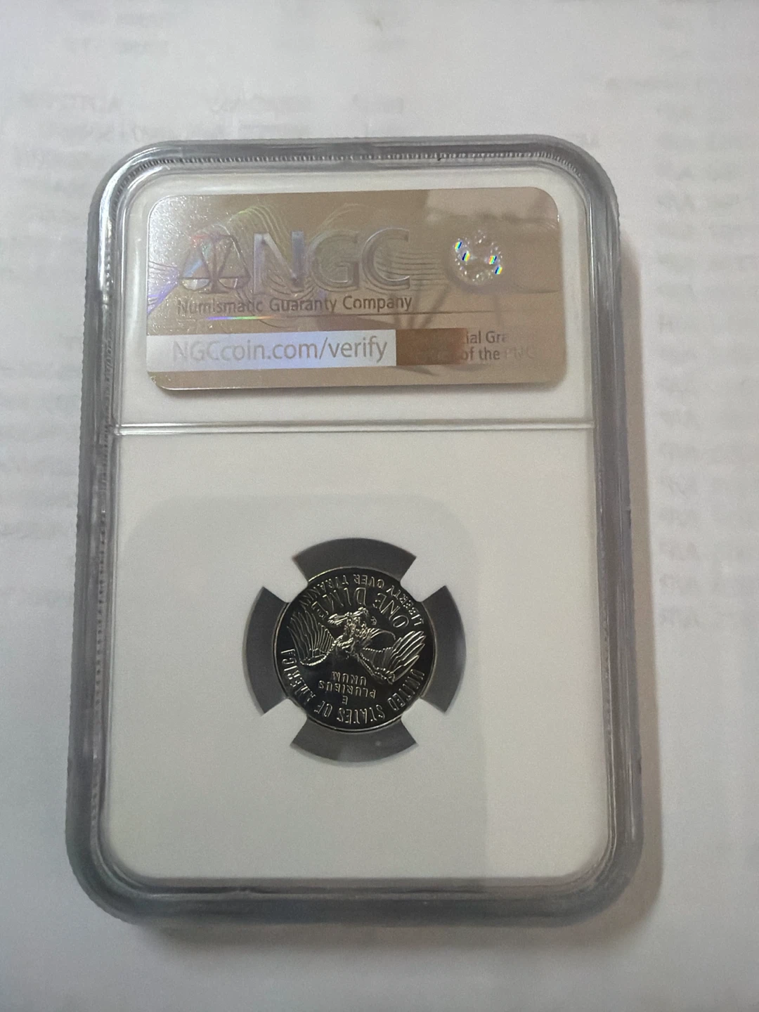 Emerging Liberty 10c 250th Anniversary Coin - photo 2