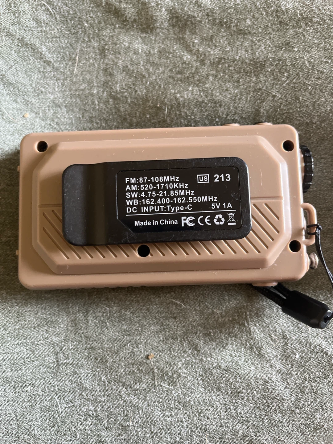 Portable AM/FM/SW/WB Radio - photo 2