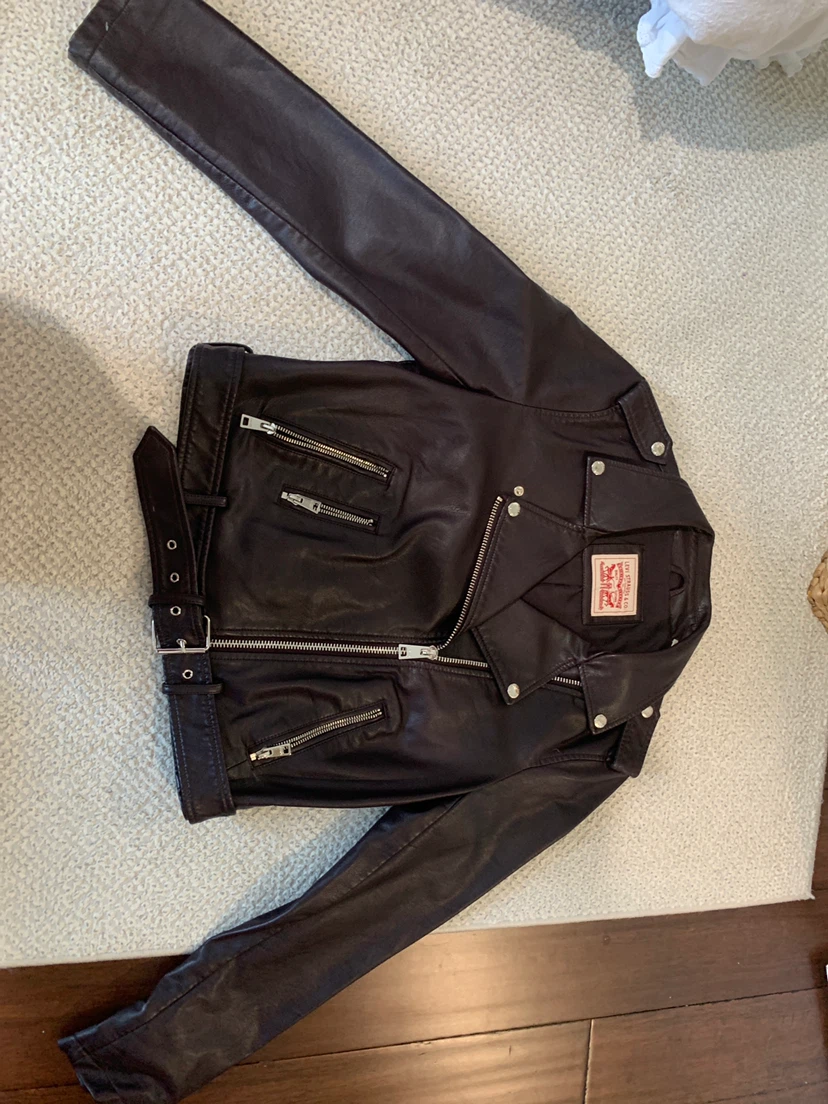 Levi Strauss & Co. Leather Biker Jacket - photo 2