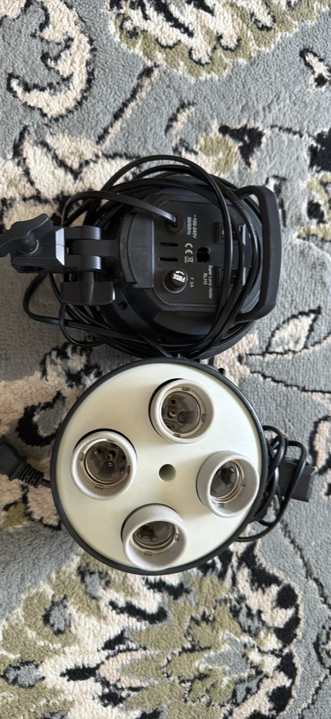 Super Lamp Holder SLH3 4-Socket Studio Light Head