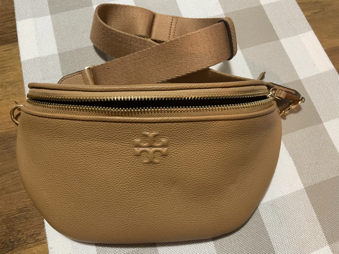 Tory Burch Perry Bombe Leather Belt Bag
