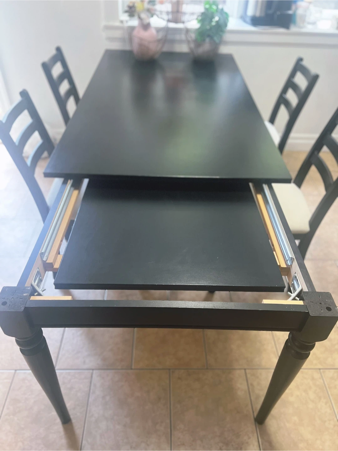 Delivery Available For Extendable Dining Table with 4 Chairs - photo 2