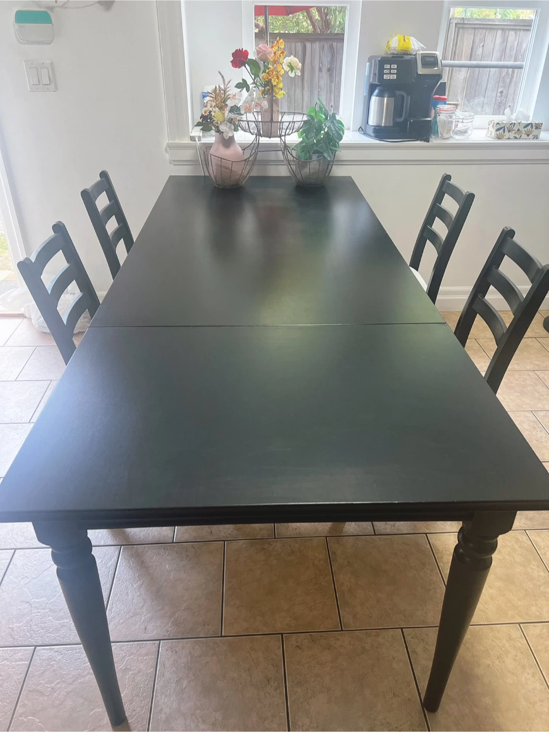 Delivery Available For Extendable Dining Table with 4 Chairs - photo 3