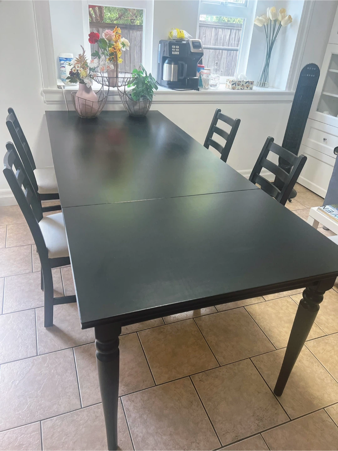 Delivery Available For Extendable Dining Table with 4 Chairs - photo 4