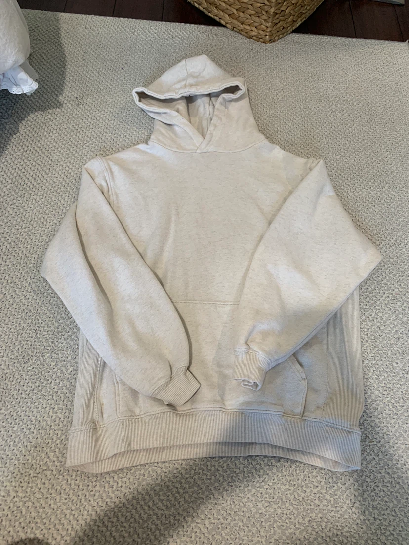 Cream "LOVE" Hoodie and Sweatpants Set from aerie - photo 3