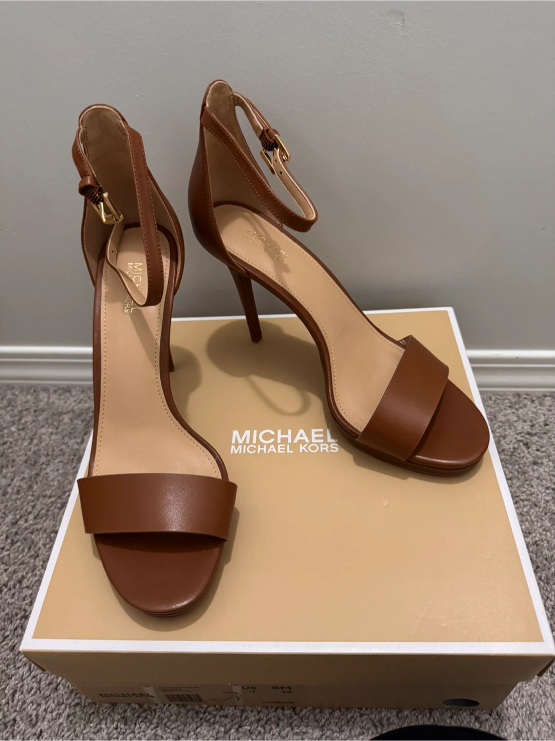 Michael Kors Glitter Ankle Strap Heels - photo 3