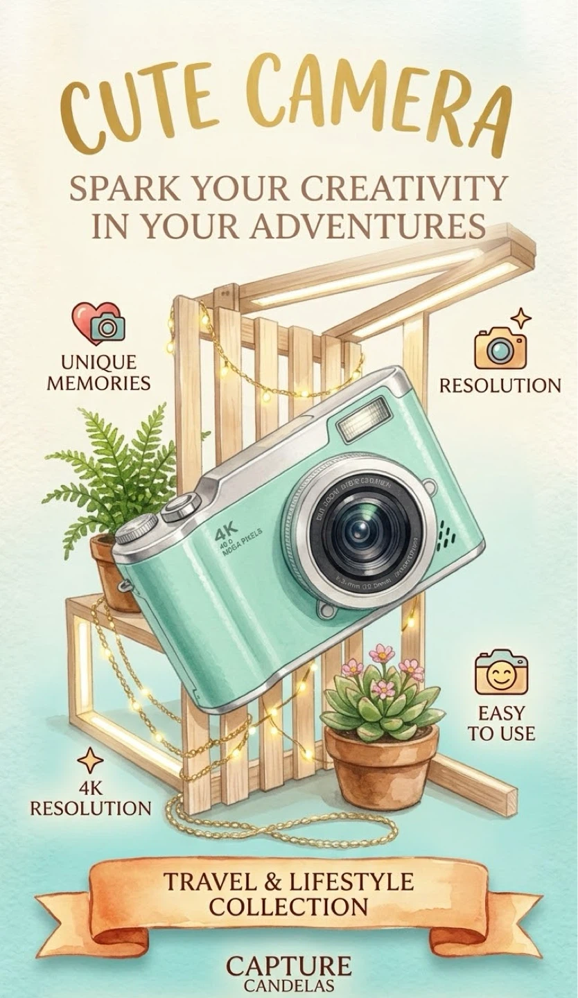 Cute Camera 4K Digital Camera