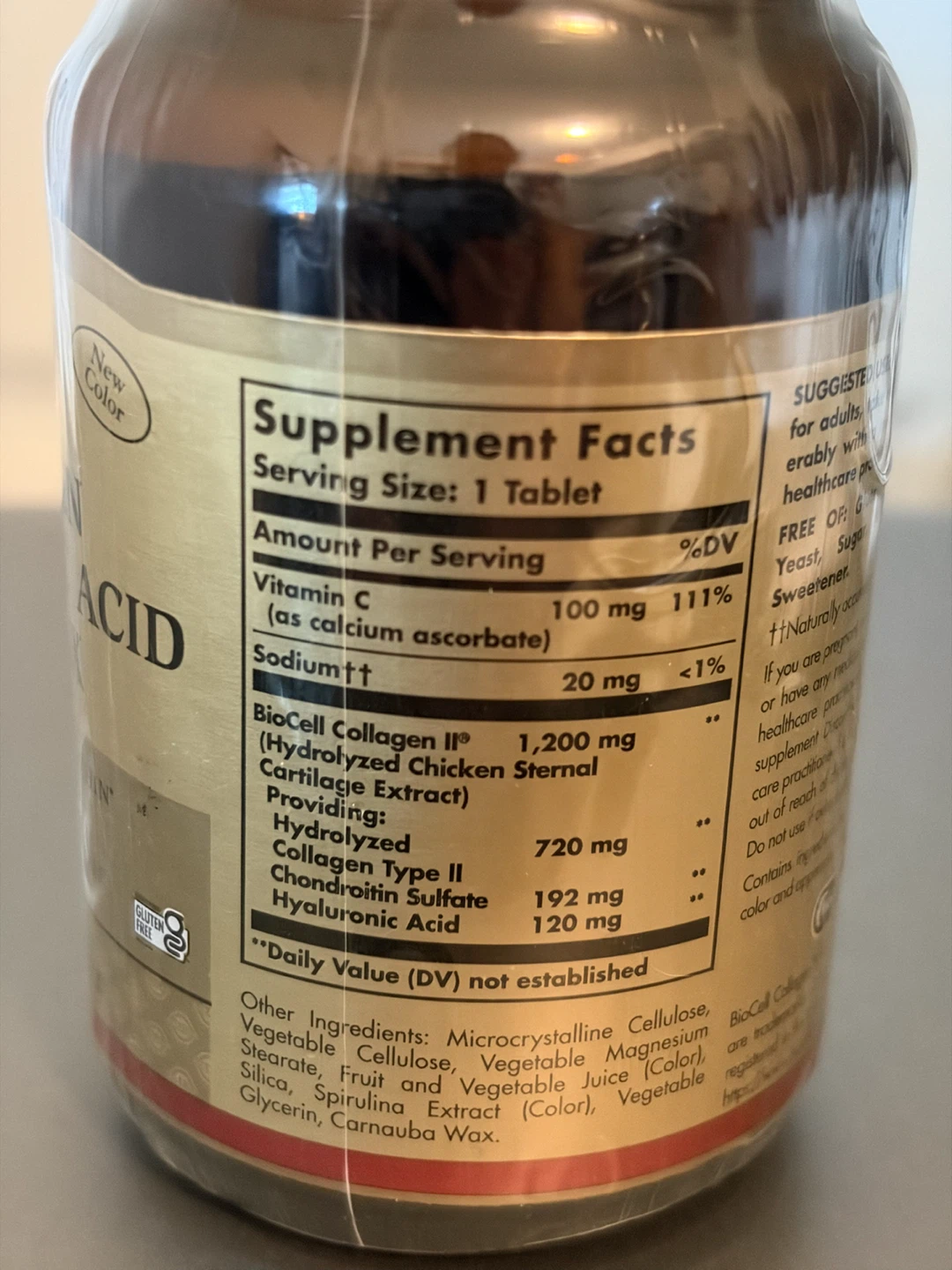 Solgar Collagen Hyaluronic Acid Complex Dietary Supplement - photo 2