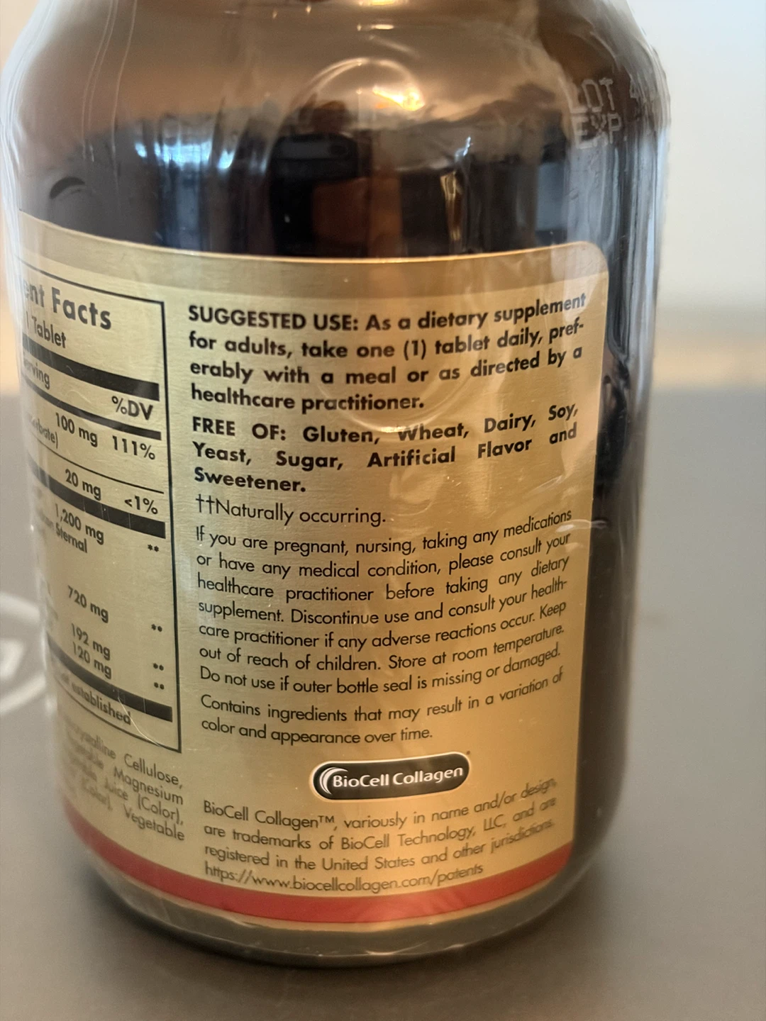Solgar Collagen Hyaluronic Acid Complex Dietary Supplement - photo 3