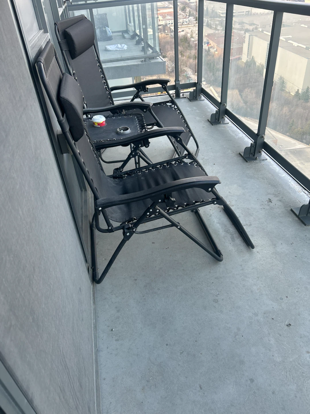 Black Zero Gravity Chairs (Set of 2)