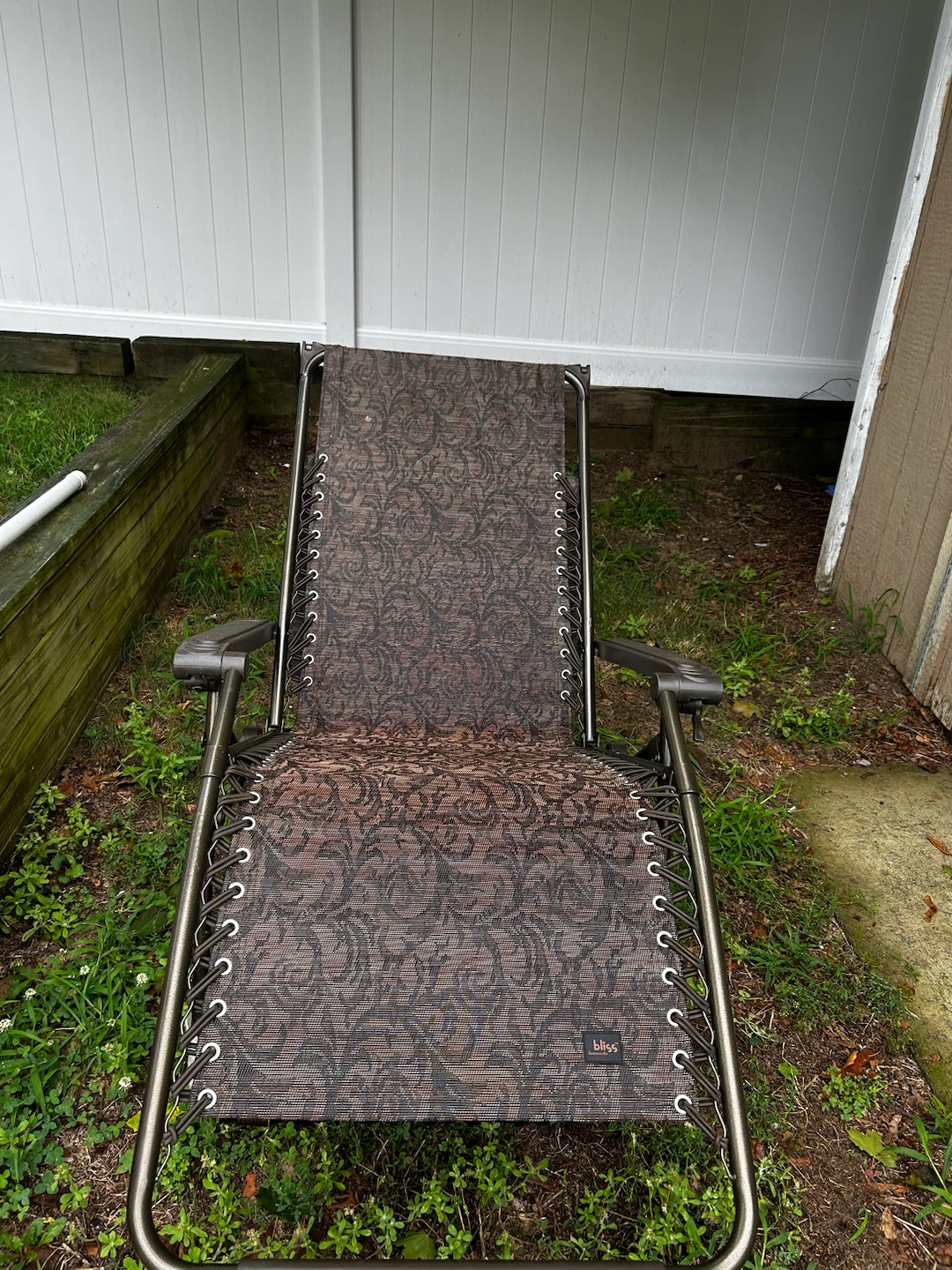 Bliss Zero Gravity Chair - Brown Floral Pattern - photo 3