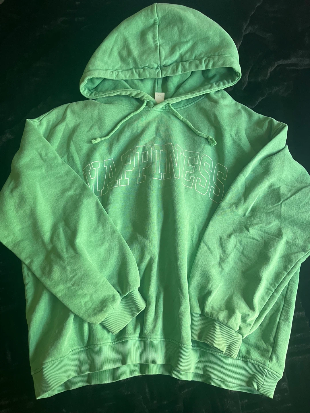 Green Happiness Hoodie Size M
