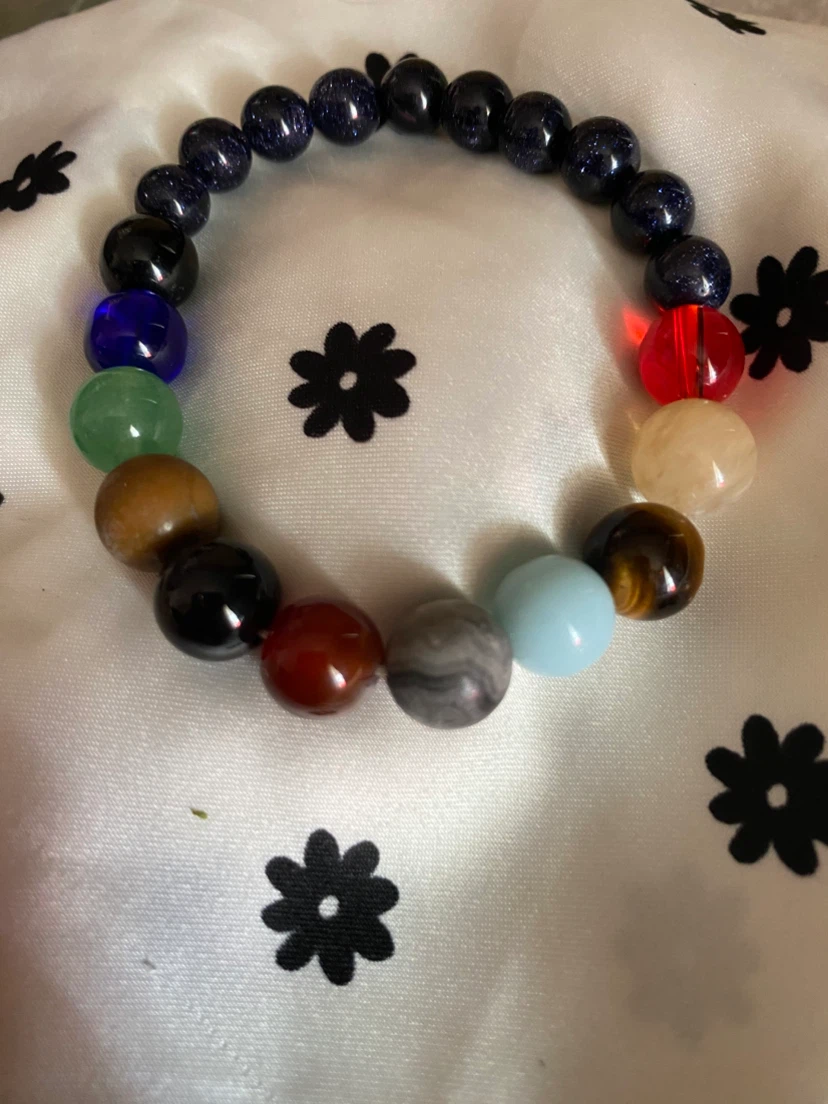 Beaded Bracelet with Assorted Gemstones - photo 2