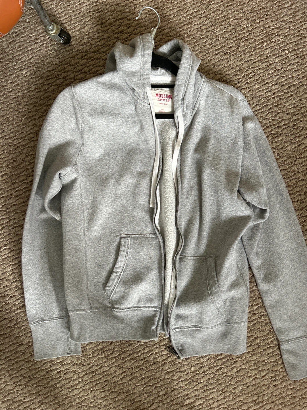Mossimo Supply Co. Grey Zip-Up Hoodie