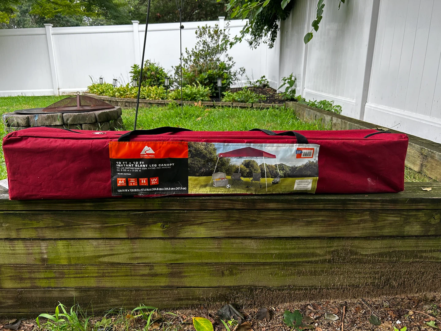 Ozark Trail 10x10 ft Instant Slant Leg Canopy