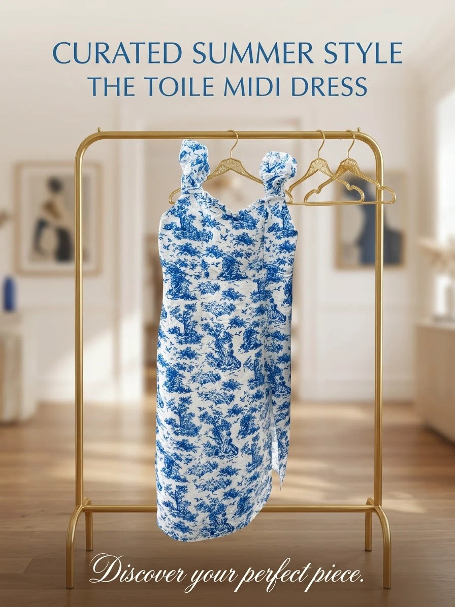 The Toile Midi Dress