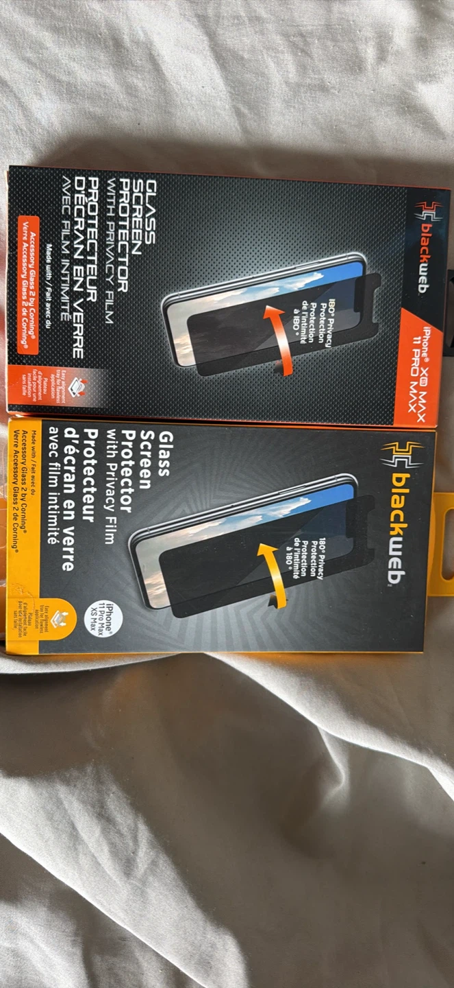 Blackweb Glass Screen Protectors for iPhone XS Max / 11 Pro Max
