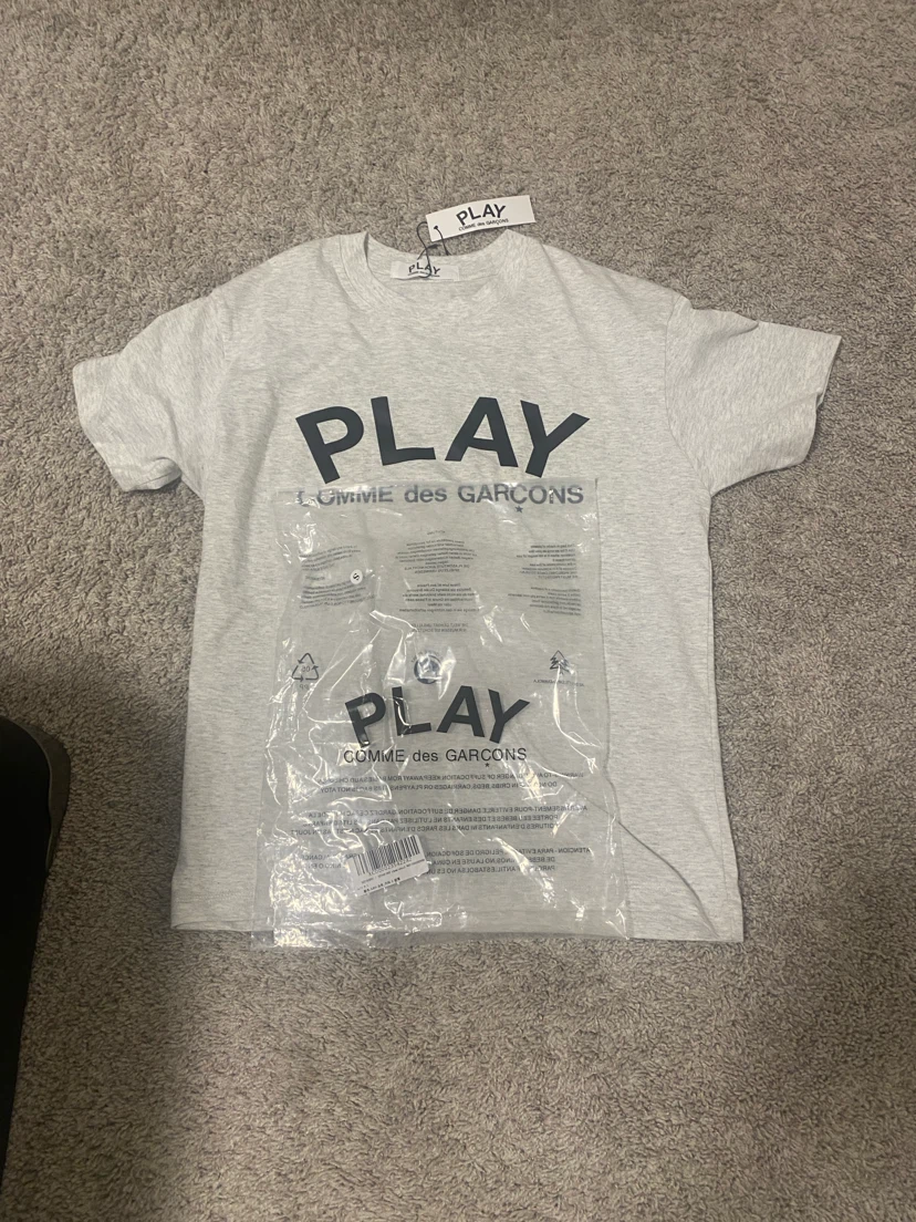 PLAY Comme des Garçons Grey T-Shirt