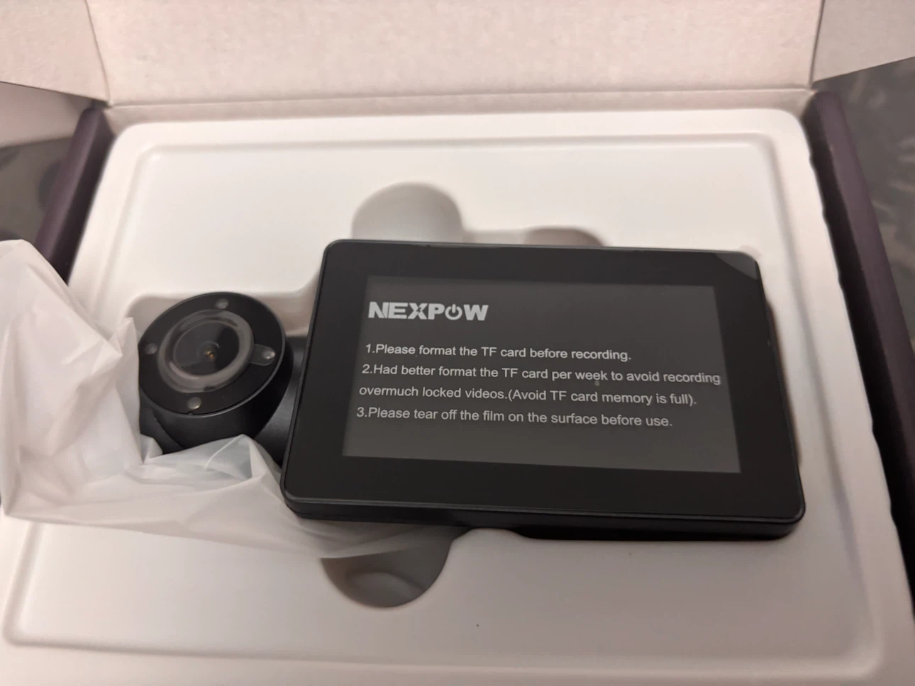 NEXPOW 3 Channel Dash Cam DC305V - photo 2