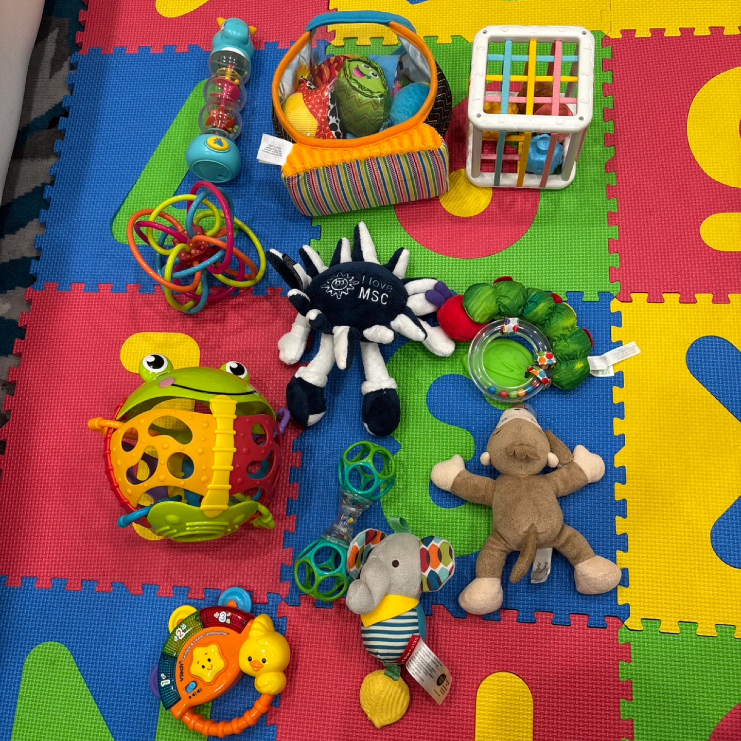 VTech Twinkle & Learn Tambourine and Baby Toys Lot