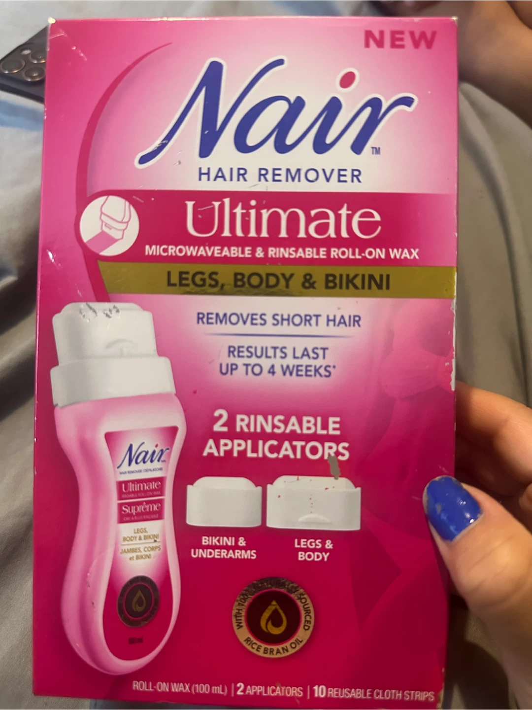 Nair Ultimate Roll-On Wax Kit - Legs, Body & Bikini