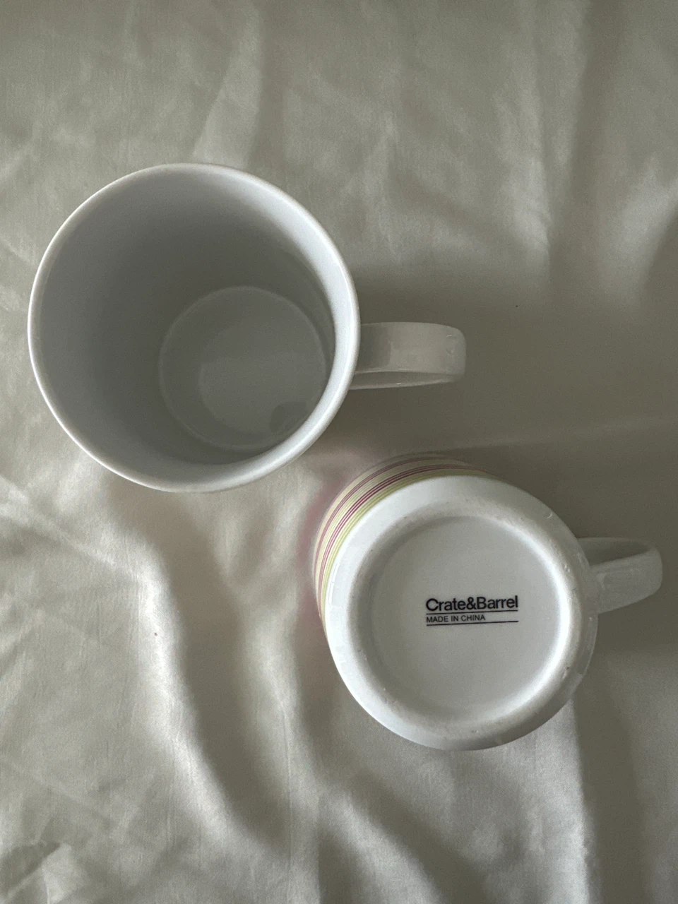 Crate and Barrel striped mug set - photo 2