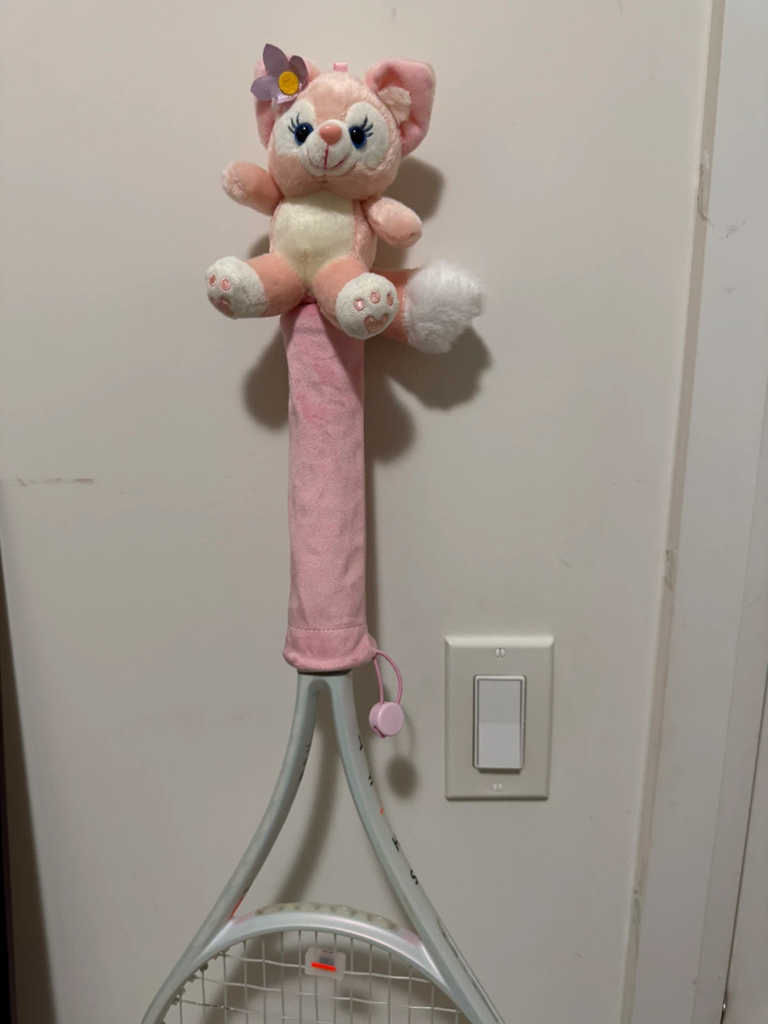 Cute Plush Racket Cover Set