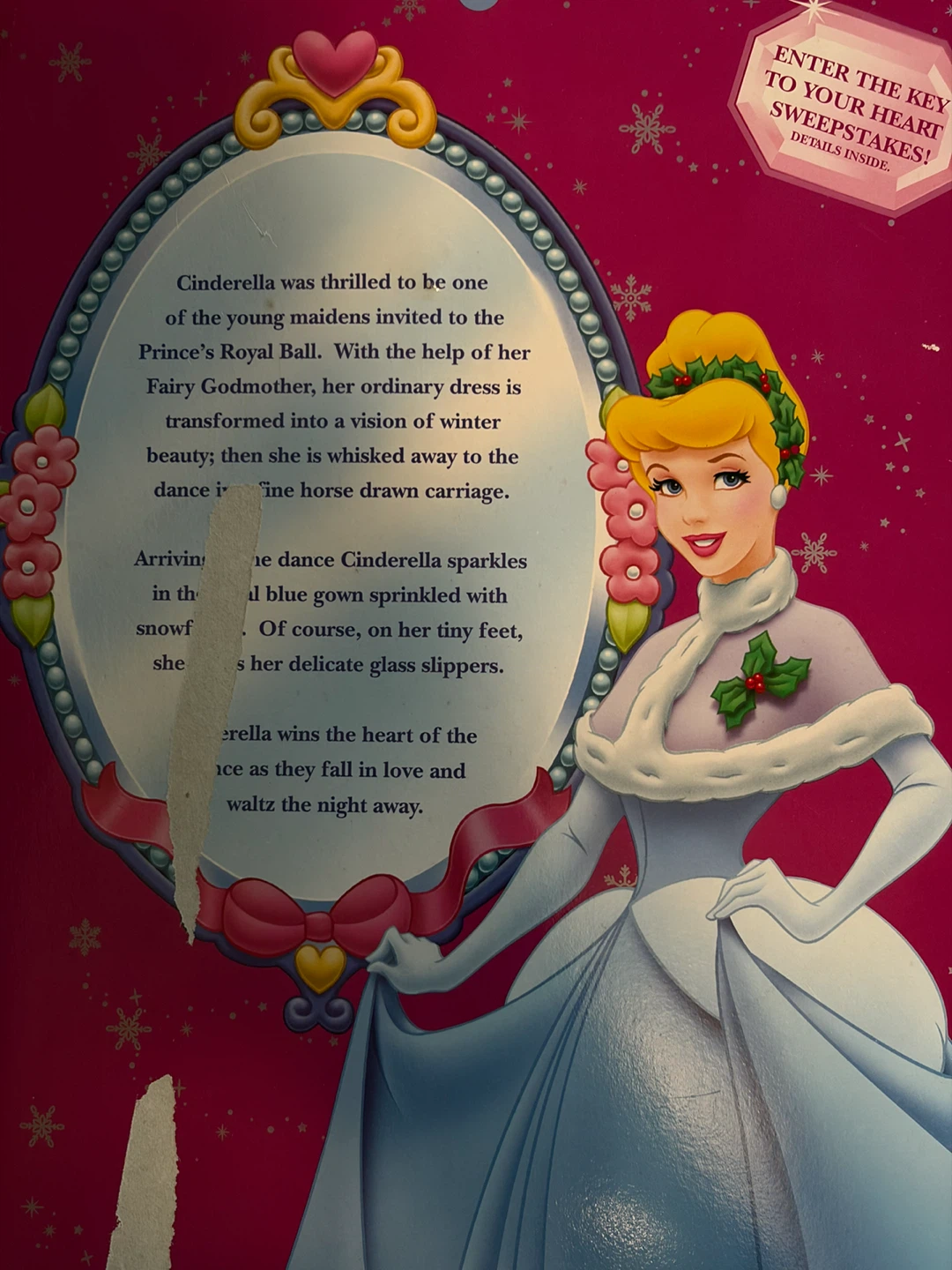 Disney Princess "Snowflake Cinderella" Brass Key  (2004) - photo 3