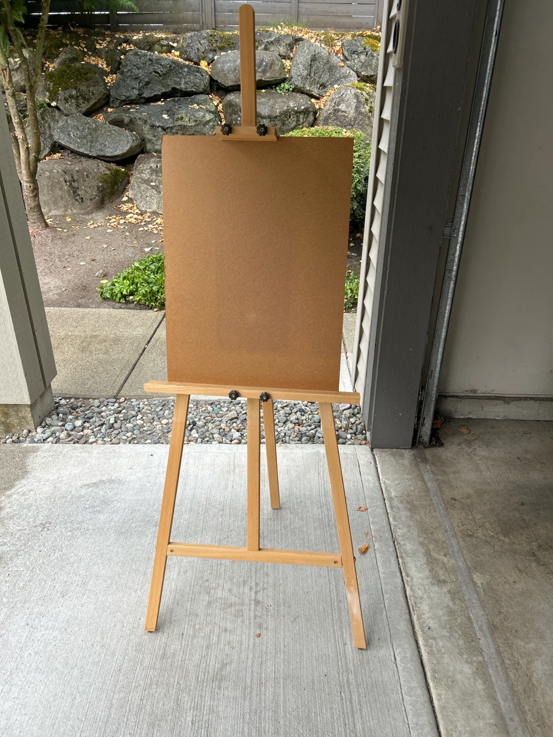 Wooden floor easel with drawing board - photo 2