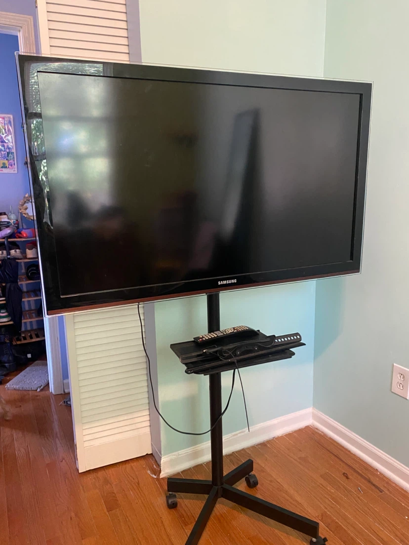Samsung 46-inch TV w/ Rolling Stand