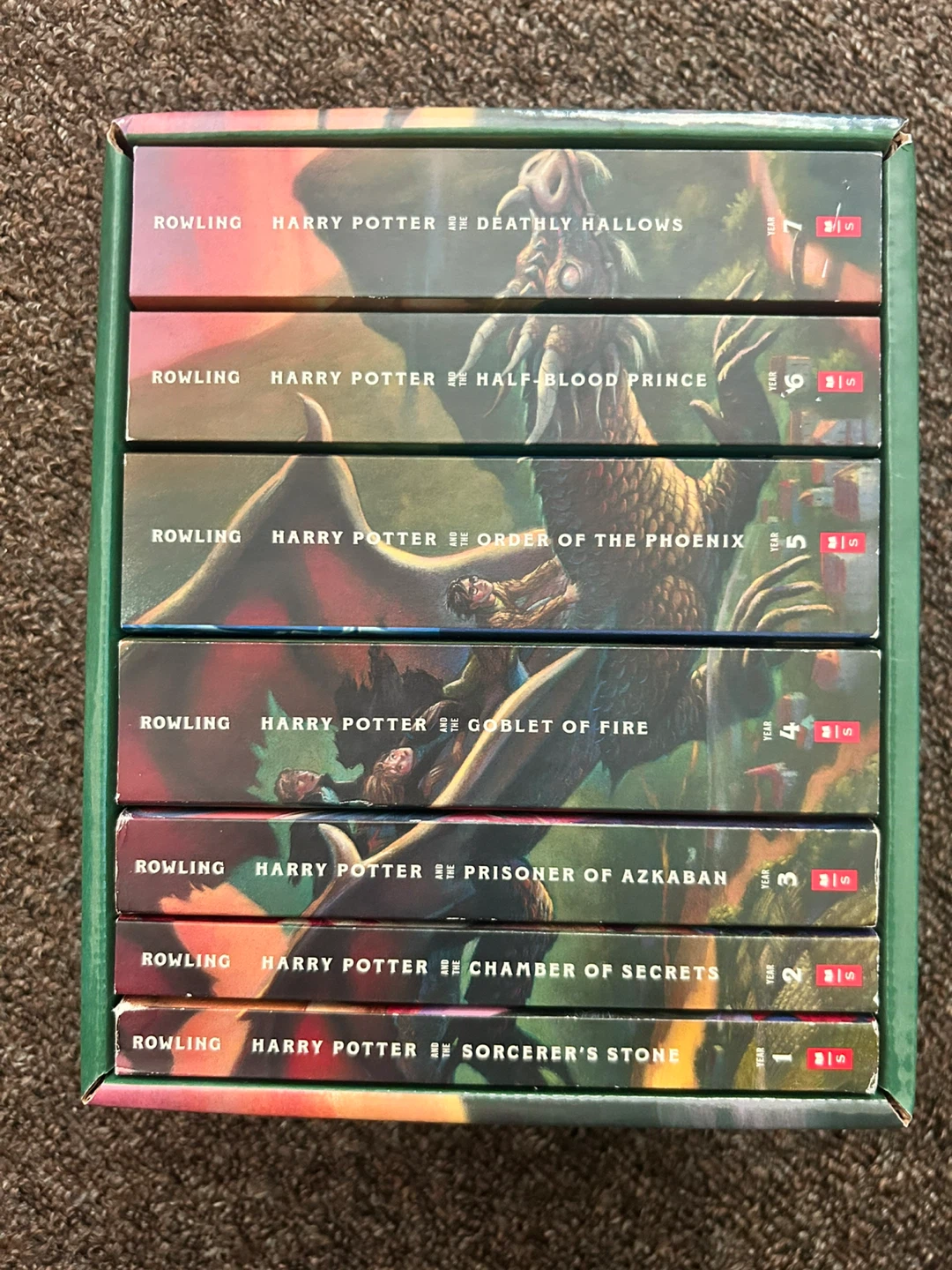 J.K. Rowling Harry Potter The Complete Series Box Set