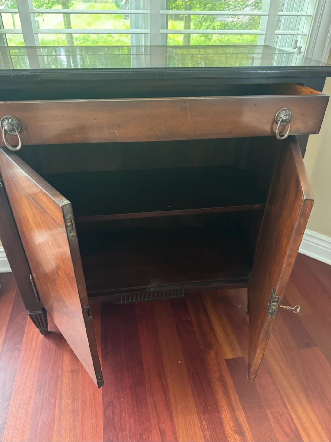 Vintage Inlay Sideboard Cabinet - photo 5