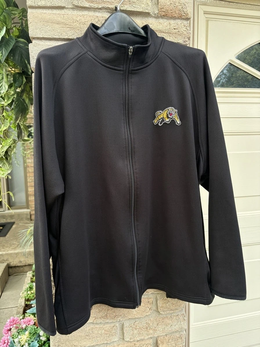 Russell Athletic Full-Zip Jacket w/ Hamilton Tiger Cats Patch