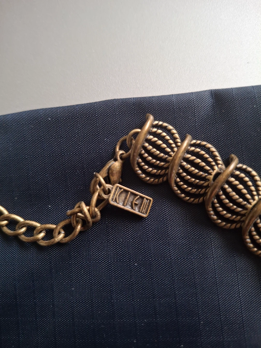 Vintage Kien textured necklace - photo 4