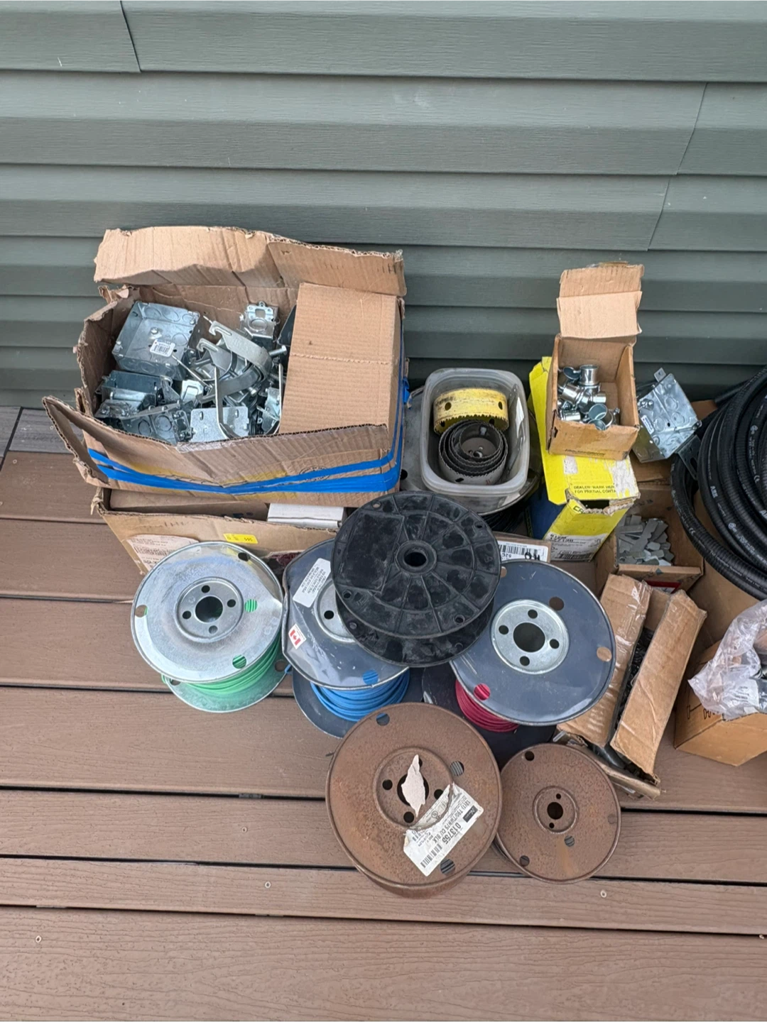 Assorted Electrical Wire and Fittings - photo 2