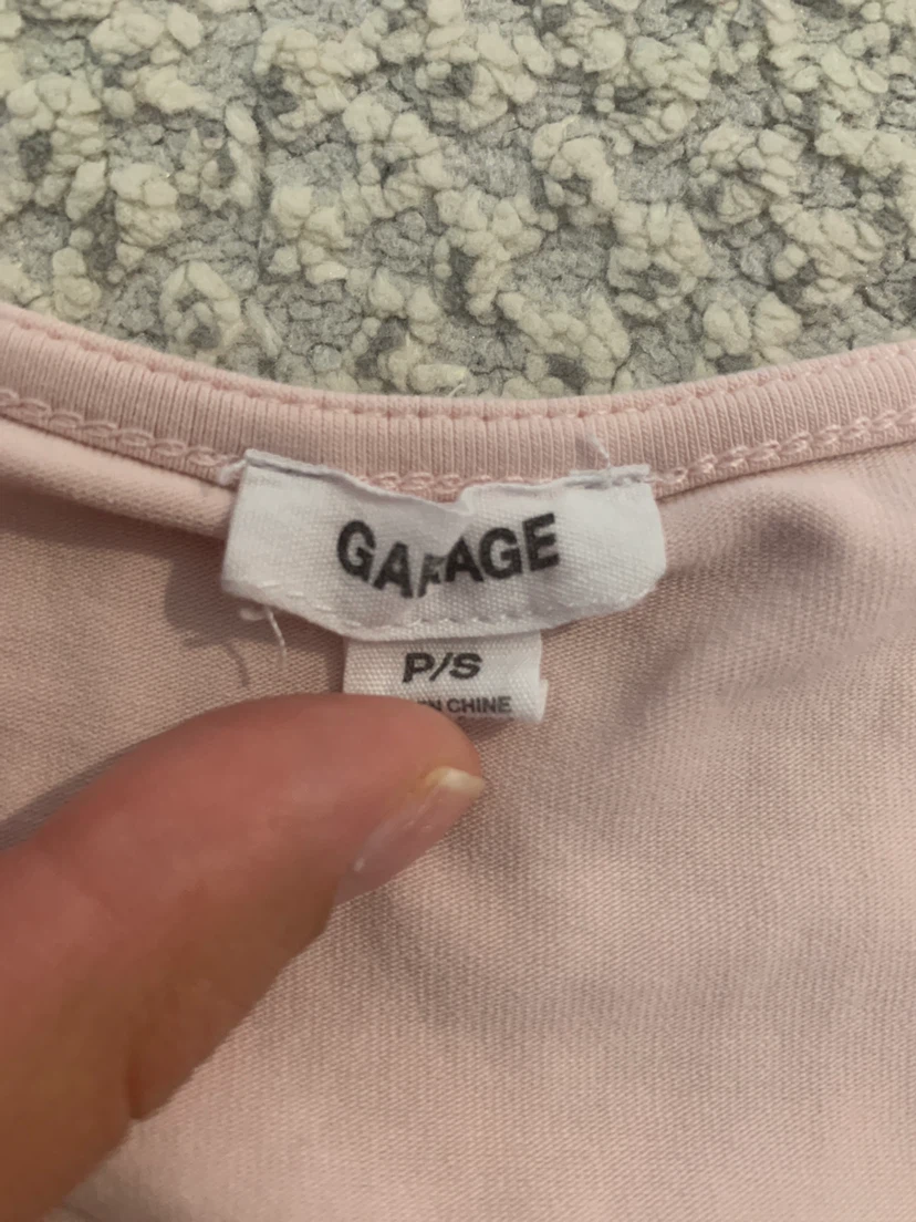 Garage Pink Square Neck Top - photo 2
