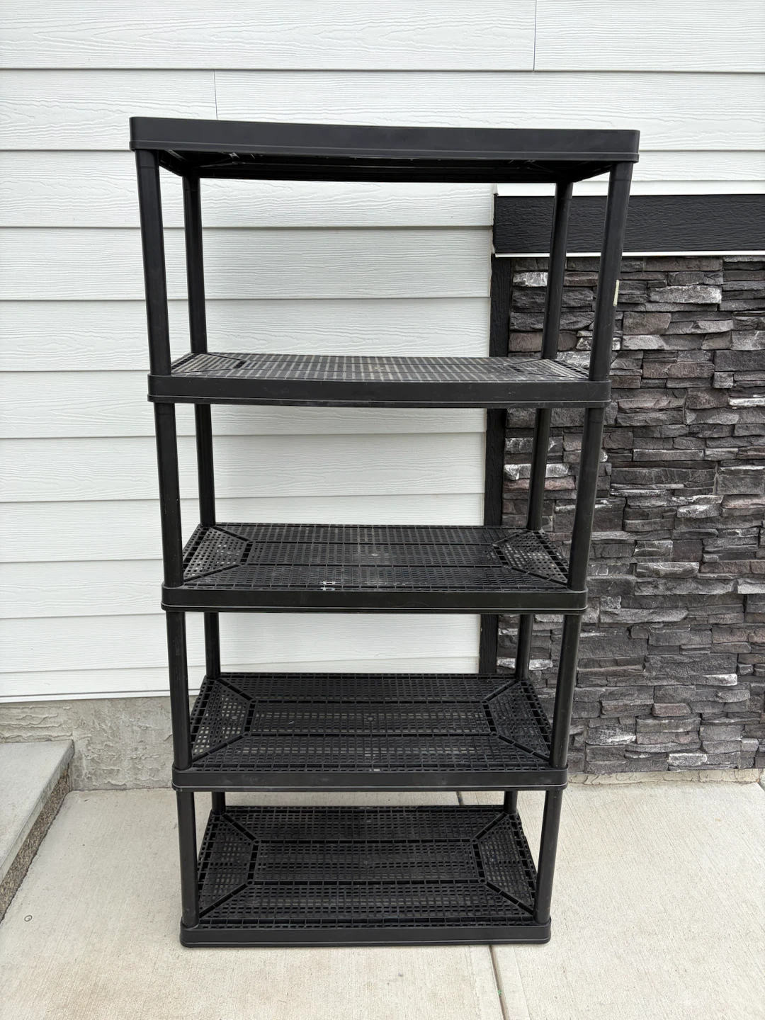 Black storage shelf - photo 2