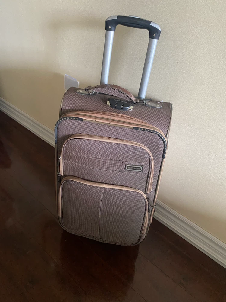 Grand Empire Brown Carry-On Suitcase