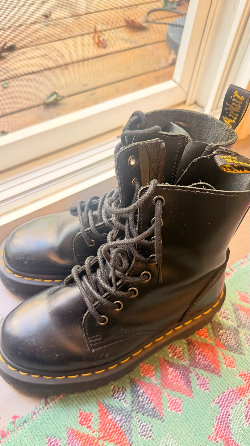 Dr. Martens Black Leather Boots