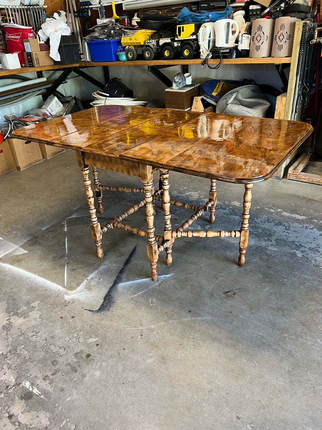 Antique Drop Leaf Dining Table