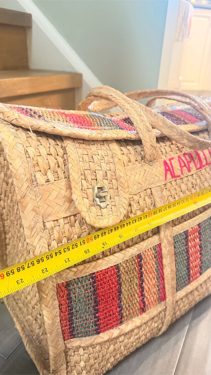Straw Woven Duffle Bag - Acapulco - photo 2
