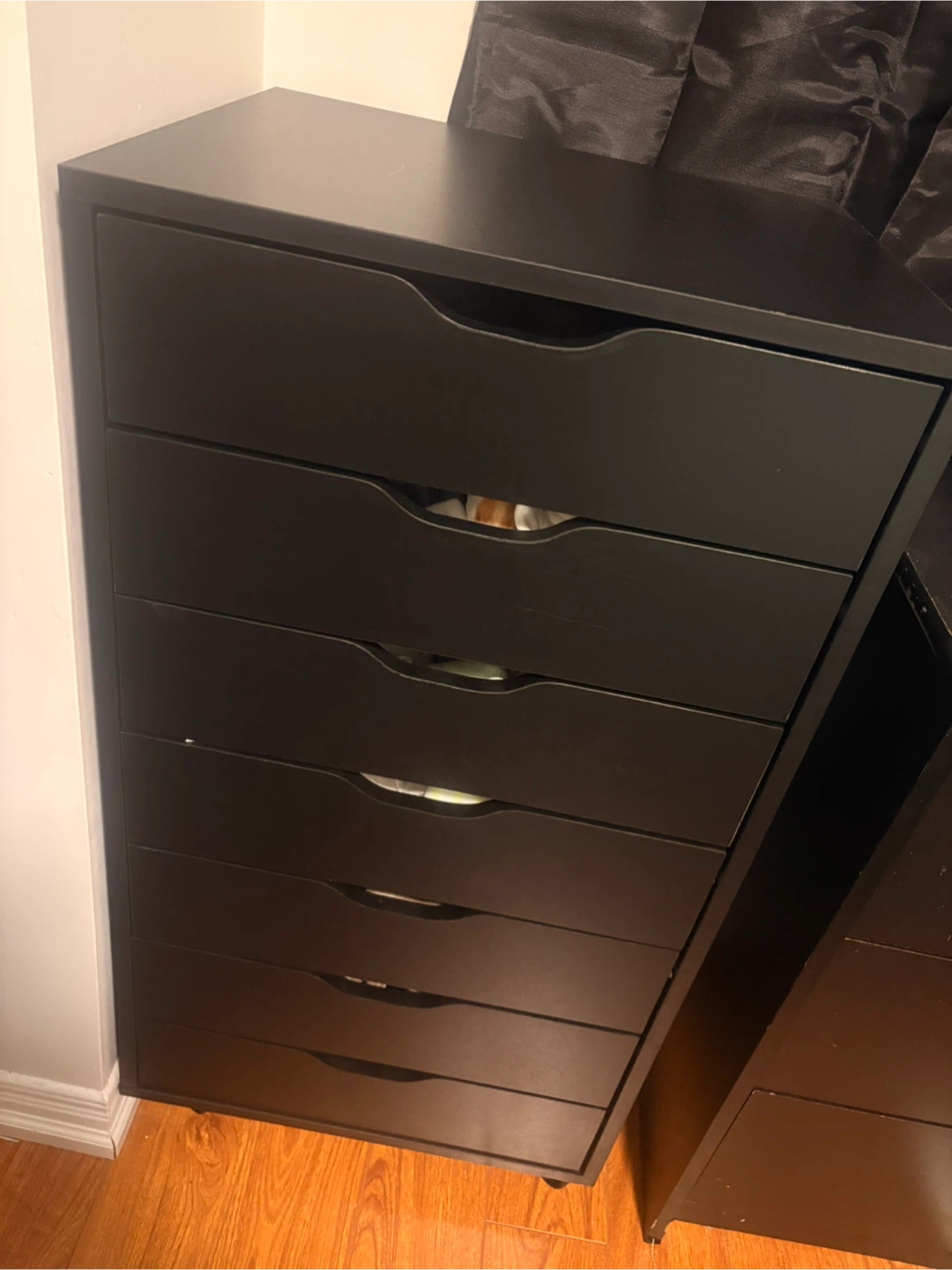 Vinsetto 7-Drawer Mobile File Cabinet Black only one week used