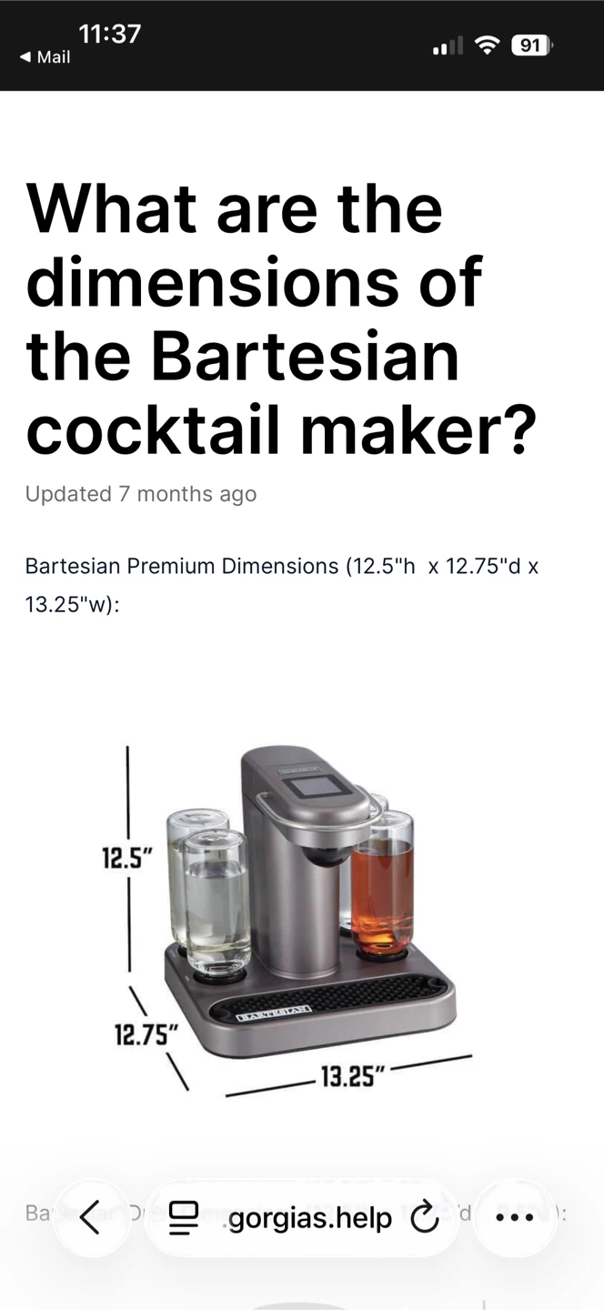 Bartesian Premium Cocktail Maker with Capsules - photo 5