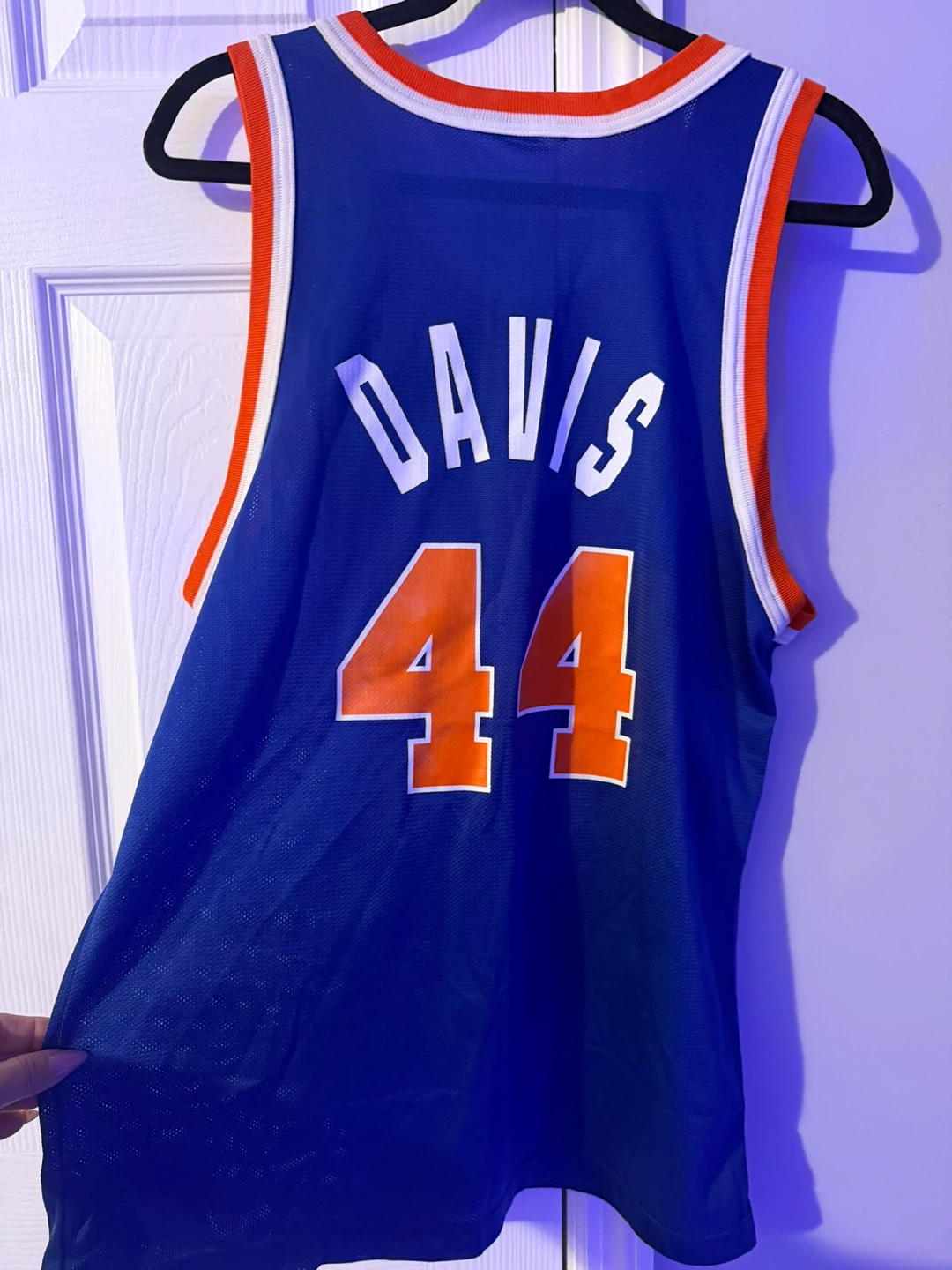 Vintage Champion New York Knicks Hubert Davis #44 NBA Jersey - photo 2