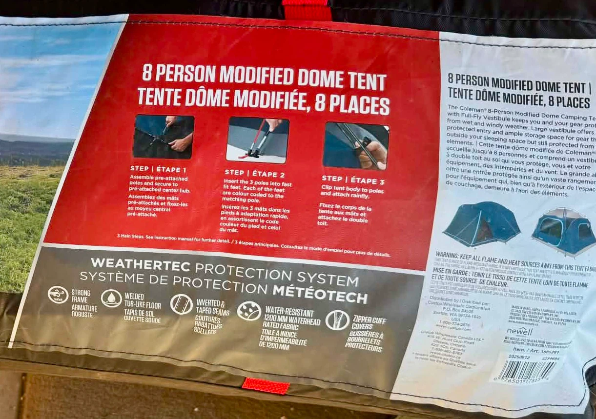 Coleman 8 Person Modified Dome Tent
