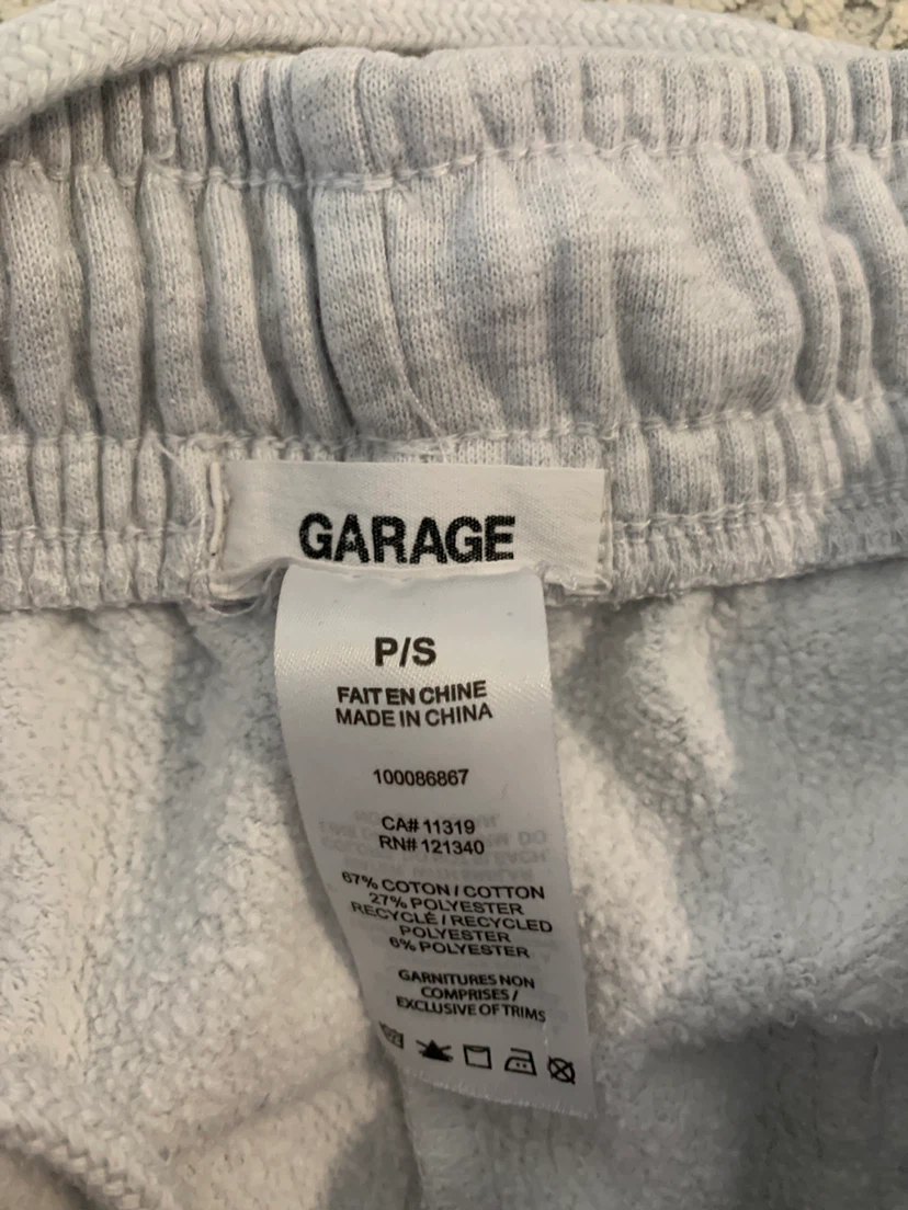 Garage Grey Cargo Sweatpants Size P/S - photo 2
