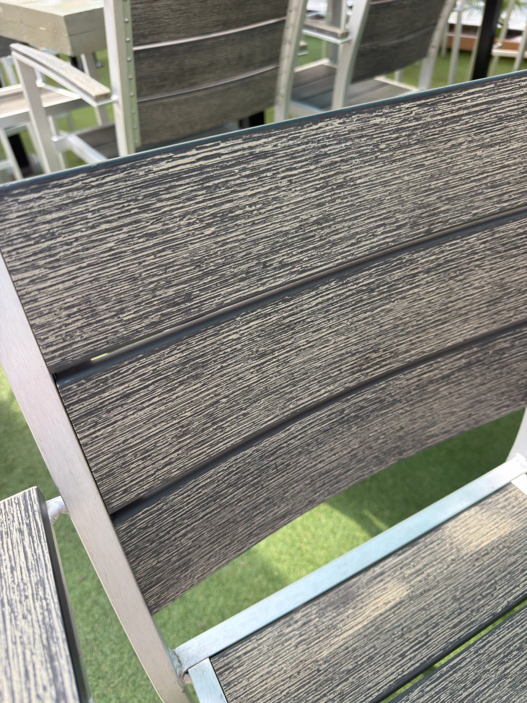 Outdoor Bar Stool with Aluminum Frame - photo 3