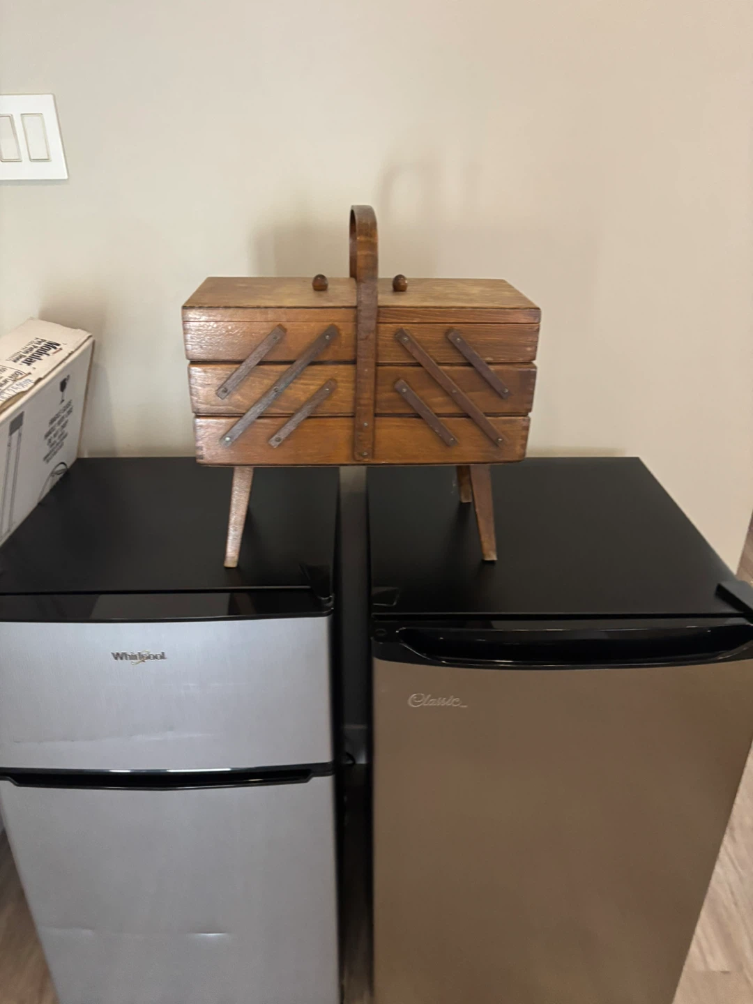 Wooden Sewing Box Organizer - photo 2