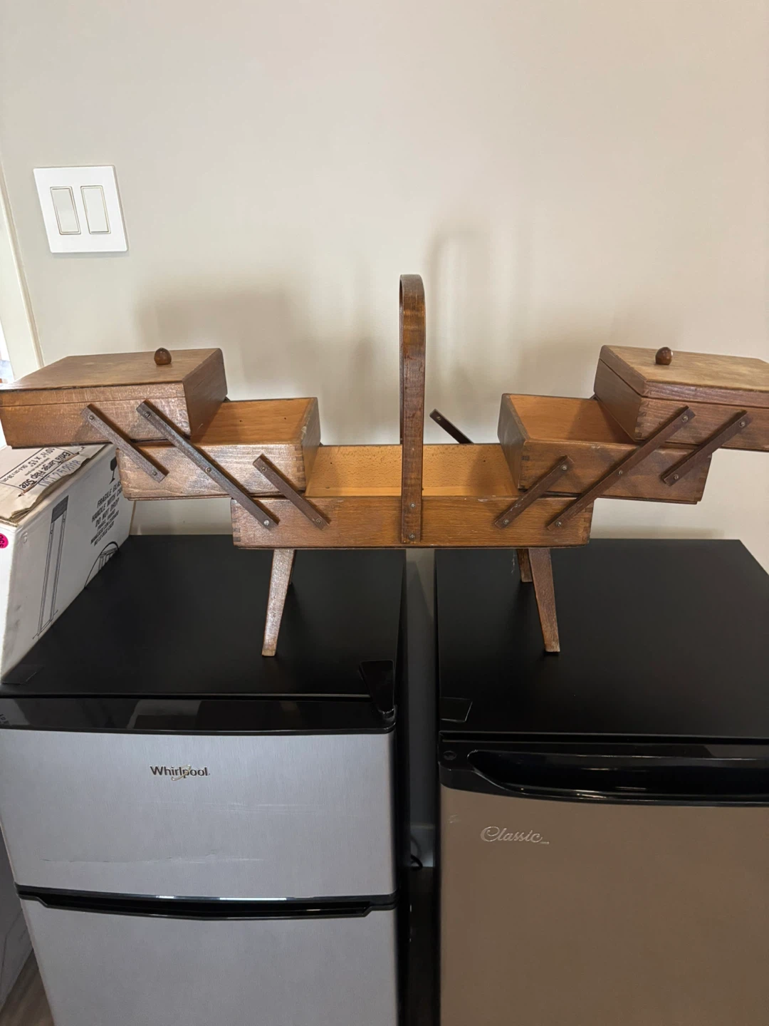 Wooden Sewing Box Organizer - photo 4